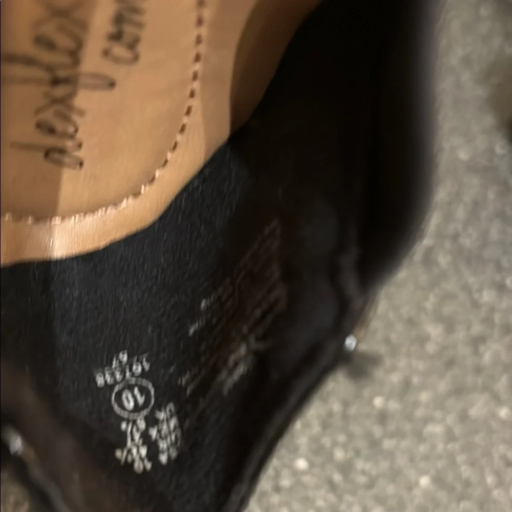 Dexflex Comfort Black Flats with Patent Toe - Picture 5 of 5